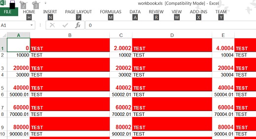 Apache POI Excel File Example - BigExample