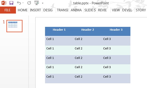 Apache POI PowerPoint File Example - Tutorial4