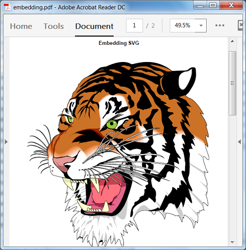 FOP Example - embedding.fo